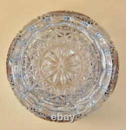 Hofbauer The Byrdes Collection Lead Crystal 13 Punch Bowl Ruby Red