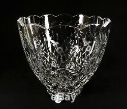 Huge Rogaska Gallia Crystal Bowl Ice Bucket Vase Wine Cooler Punch Bowl Gorgeous