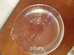 Huge Vintage Antique Cambridge Glass Cascade Pattern Punch Bowl Set 15 Piece Set