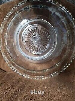 Hugeglass Punch Bowl With Seperate Glass Base