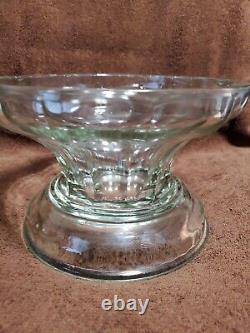 Hugeglass Punch Bowl With Seperate Glass Base