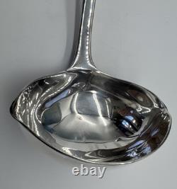 INDIANA GLASS IRIDESCENT Punch Bowl 13 Cups &Ladle Blue Harvest Carnival Brunch