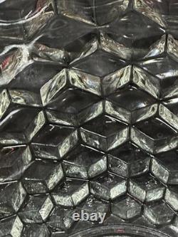 INDIANA GLASS Whitehall Colony Ruby Flash Punch Bowl Set, 12 Cups. CUBES