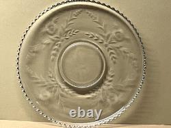 Imperial CANDLEWICK 15-Piece Etched Floral #279 Punch Bowl Set-Gorgeous