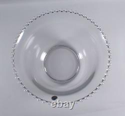 Imperial CANDLEWICK-CLEAR Glass 15pc Punch Bowl Set with Original Box&Seals NOS