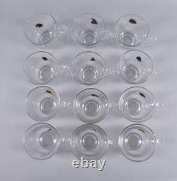 Imperial CANDLEWICK-CLEAR Glass 15pc Punch Bowl Set with Original Box&Seals NOS