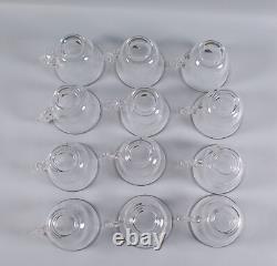 Imperial CANDLEWICK-CLEAR Glass 15pc Punch Bowl Set with Original Box&Seals NOS