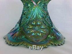 Imperial Carnival Glass Green 474 Punch Bowl Base