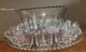 Imperial Crystal Candlewick 15 Piece Punch Bowl Set 400/20