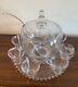 Imperial Crystal Candlewick Family Punch Bowl Set 400/139/77 RARE