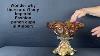 Imperial Fashion Punch Bowl Amber Carnivalglass Iridescent Imperial