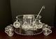 Imperial Glass CANDLEWICK Crystal Punch Bowl, Underplate, 12 Cups And Ladle