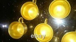 Imperial Glass Company All Over Gold Candlewick Punchbowl and 12 Cups Punch Bowl