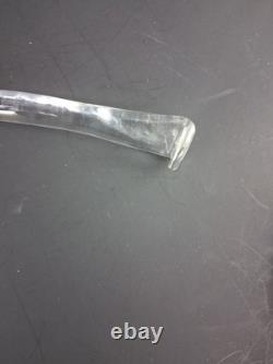 Imperial Glass Whirling Star Punch Bowl Stand 21 Cups & Glass Ladle Smooth Base