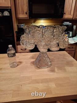 Imperial punch bowl set vintage