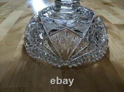 Incredibly Gorgeous Rare Cut Glass Punch Bowl