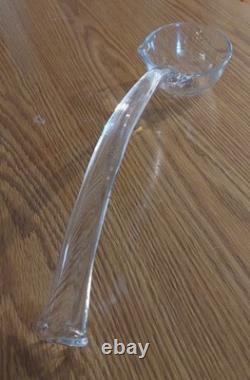 Indiana Glass CLASSIQUE Punch Bowl Set 12 Cups, Heavy Bowl, Glass Ladle and Tray