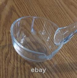 Indiana Glass CLASSIQUE Punch Bowl Set 12 Cups, Heavy Bowl, Glass Ladle and Tray