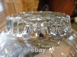 Indiana Glass Co Princess Glass Punch bowl Glasses (8) Ladle hooks Vintage