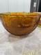 Indiana Glass Company Amber Punch Bowl With Glasses Tiara Sandwich Pattern