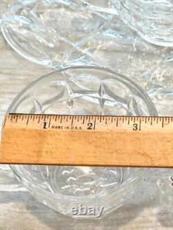 Indiana Glass Constellation Intaglio Leaves & Grapes Platter, Punch Bowl, 7 Cups