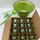 Indiana Glass Green Carnival Punch Bowl Set with ladle, 12 cups & hangers