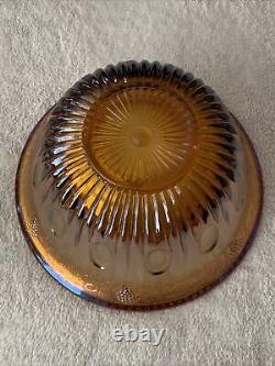 Indiana Glass Harvest Grape Iridescent Punch Bowl12 CupsWith LadleVintage