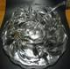 Indiana Glass OLEANDER MAGNOLIA WILLOW Crystal Punch Bowl 12 Cups Ladle Underplt