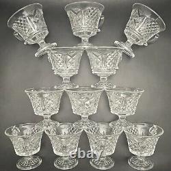 Indiana Glass for Colony Glassware Kent 27pc Crystal Punch Set C1959 Made In USA
