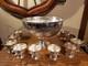 International Silver Company'Vintage' Silverplated Punch Bowl & 10 Cups India