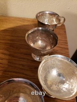 International Silver Company'Vintage' Silverplated Punch Bowl & 10 Cups India