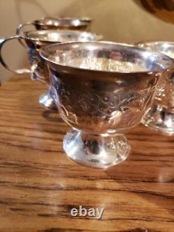 International Silver Company'Vintage' Silverplated Punch Bowl & 10 Cups India