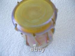 L. C. T. Louis Tiffany Favrile Gold Iridescent Art Glass Punch Glass