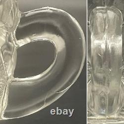 L. E. Smith 17pc Aztec aka Pinwheel & Stars Punch Bowl Set on Under Plate c1950s