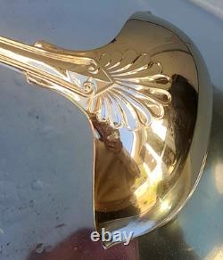 L. E. Smith 1930's Glass Pinwheel & Stars Slewed Punch Bowl / Tray / 12 Cup Set/L