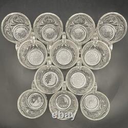 L. E. Smith 27 Piece Aztec aka Pinwheel & Stars Punch Bowl Set withStand c1950s USA