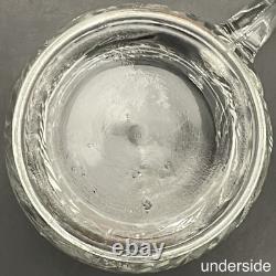 L. E. Smith 27pc Slewed Horseshoe aka Pinwheel & Stars Punch Bowl Set c1930s USA