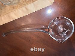 L. E. Smith Aztec & Slewed Horseshoe Glass Punch bowl Under plate cups Ladle base