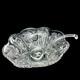 L. E. Smith Buttons and Daisy Punch Bowl 15 Set 12 4.5 oz Cups and Glass Ladle