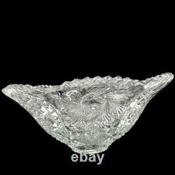 L. E. Smith Buttons and Daisy Punch Bowl 15 Set 12 4.5 oz Cups and Glass Ladle