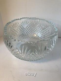 L. E. Smith Glass Co Pineapple Punch Bowl Set Cups 20 pc in Original Box READ