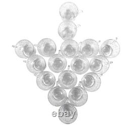L E Smith Glass Company Daisy & Button Punch Bowl Set with 17 Cups-Excellent