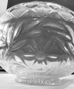 L. E. Smith Glass Holiday Punch Bowl Set 13 pieces