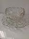 L E Smith Glass Moon & Stars Punch Bowl Set Drinkware with 12 Cups & Underplate