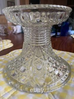 L. E. Smith Glass Punch Bowl Pedestal Replacement