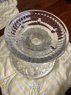L. E. Smith Glass Punch Bowl Pedestal Replacement