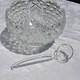L. E. Smith Glass Punch Bowl Set Daisy & Button Ladel & 18 Cups 20pcs total Vtg