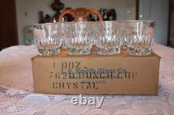 L. E. Smith Glass Vintage Prestige Punch Cups Set Of 12 In Original Box