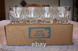 L. E. Smith Glass Vintage Prestige Punch Cups Set Of 12 In Original Box