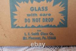 L. E. Smith Glass Vintage Prestige Punch Cups Set Of 12 In Original Box